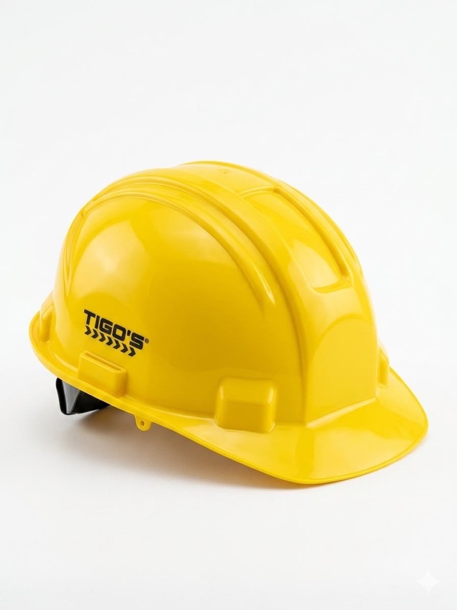 Blue safety helmet